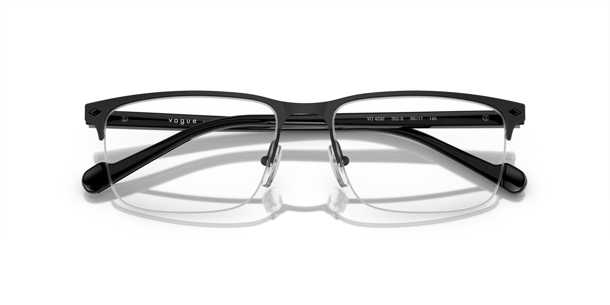 VOGUE EYEWEAR VO4292 352S Montature da vista Metallo Nero Squadrata Normale - immagine 2