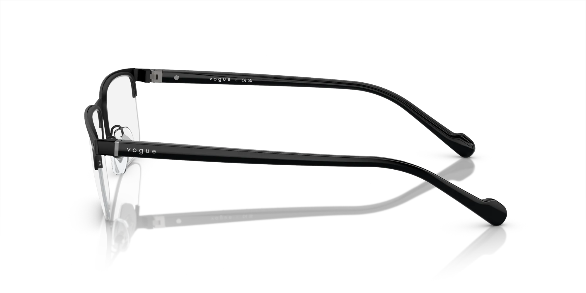 VOGUE EYEWEAR VO4292 352S Montature da vista Metallo Nero Squadrata Normale - immagine 4