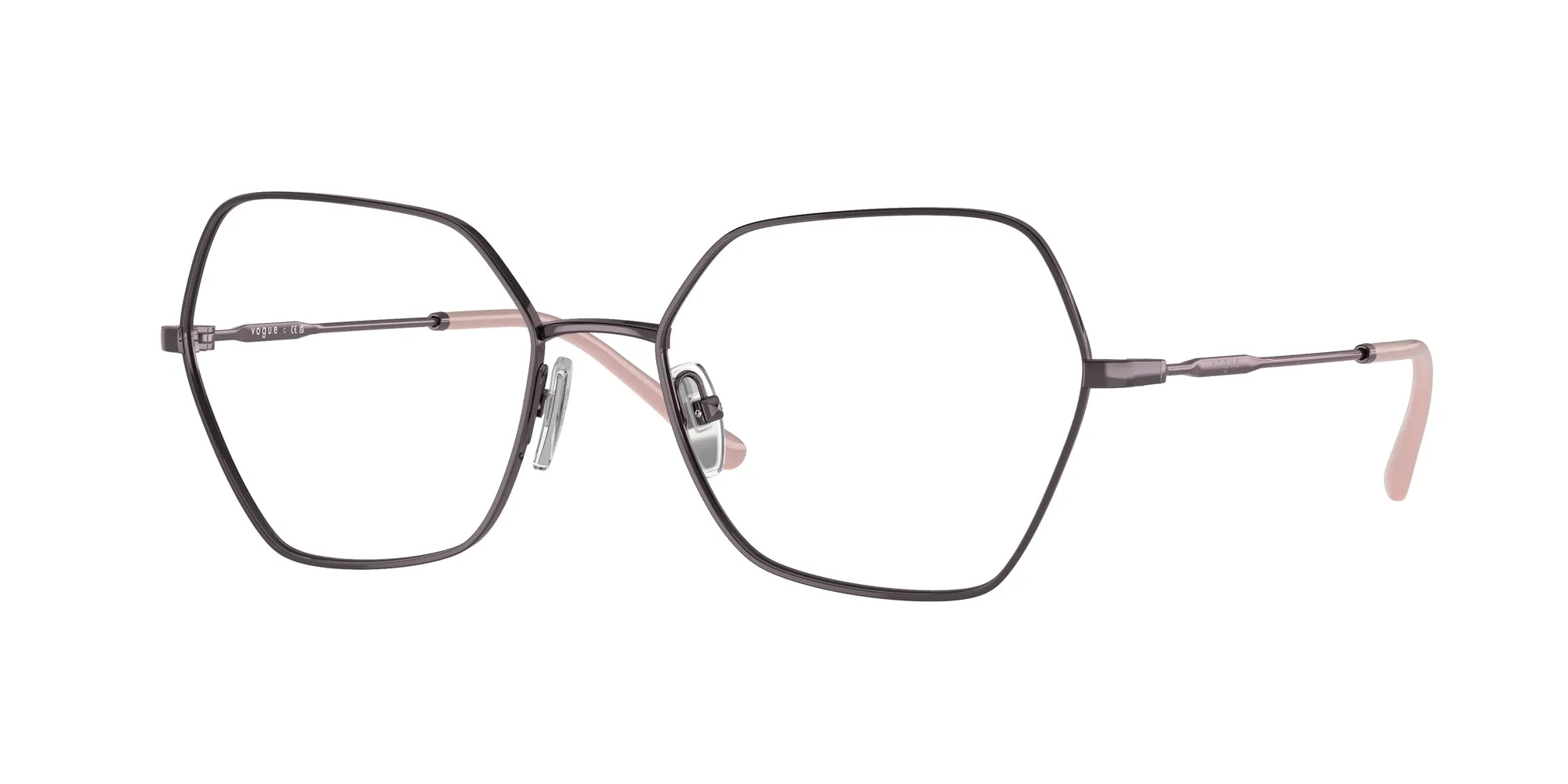 VOGUE EYEWEAR VO4281 5149 Montature da vista Metallo Viola Trasparente Geometrica Normale - immagine 1