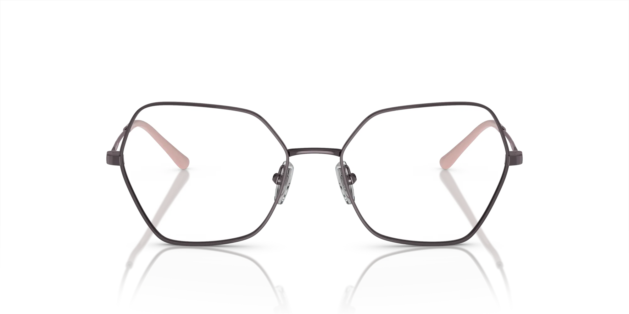 VOGUE EYEWEAR VO4281 5149 Montature da vista Metallo Viola Trasparente Geometrica Normale - immagine 3