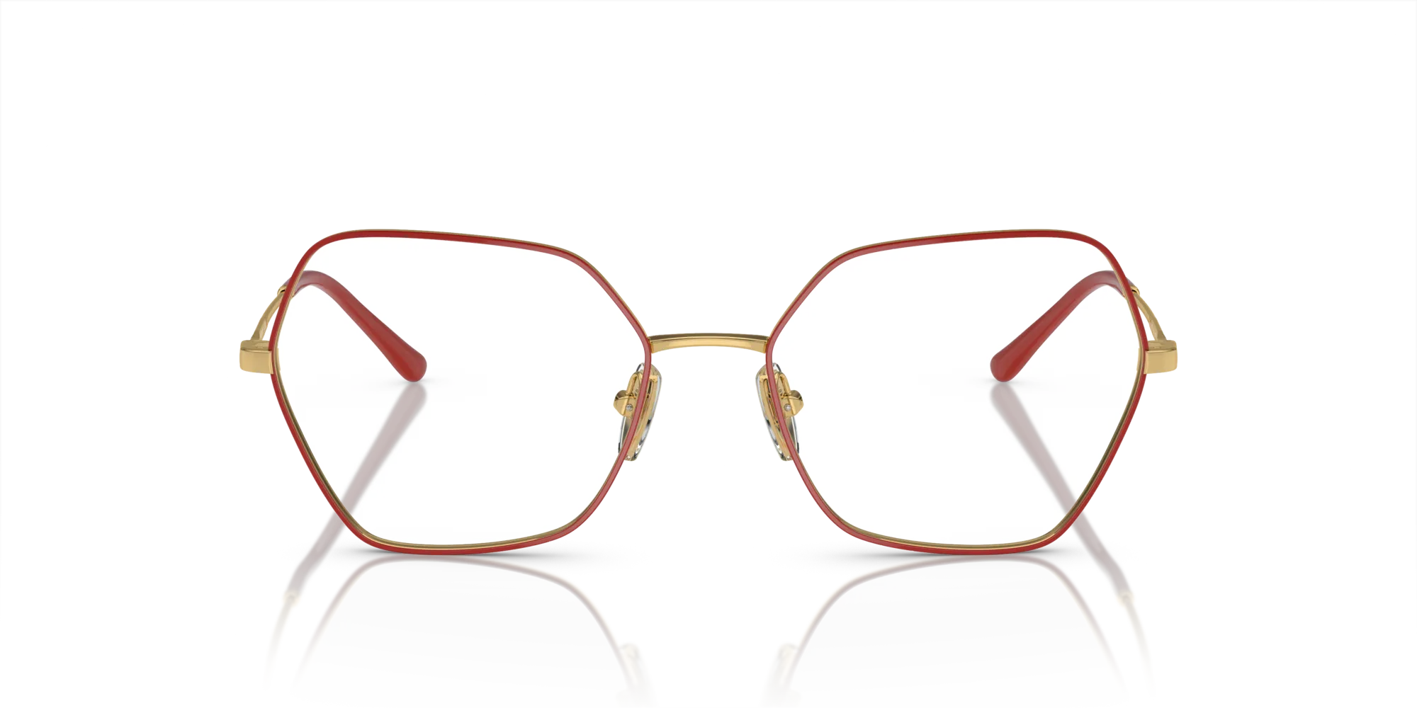 VOGUE EYEWEAR VO4281 280 Montature da vista Metallo Rosso Geometrica Normale - immagine 3