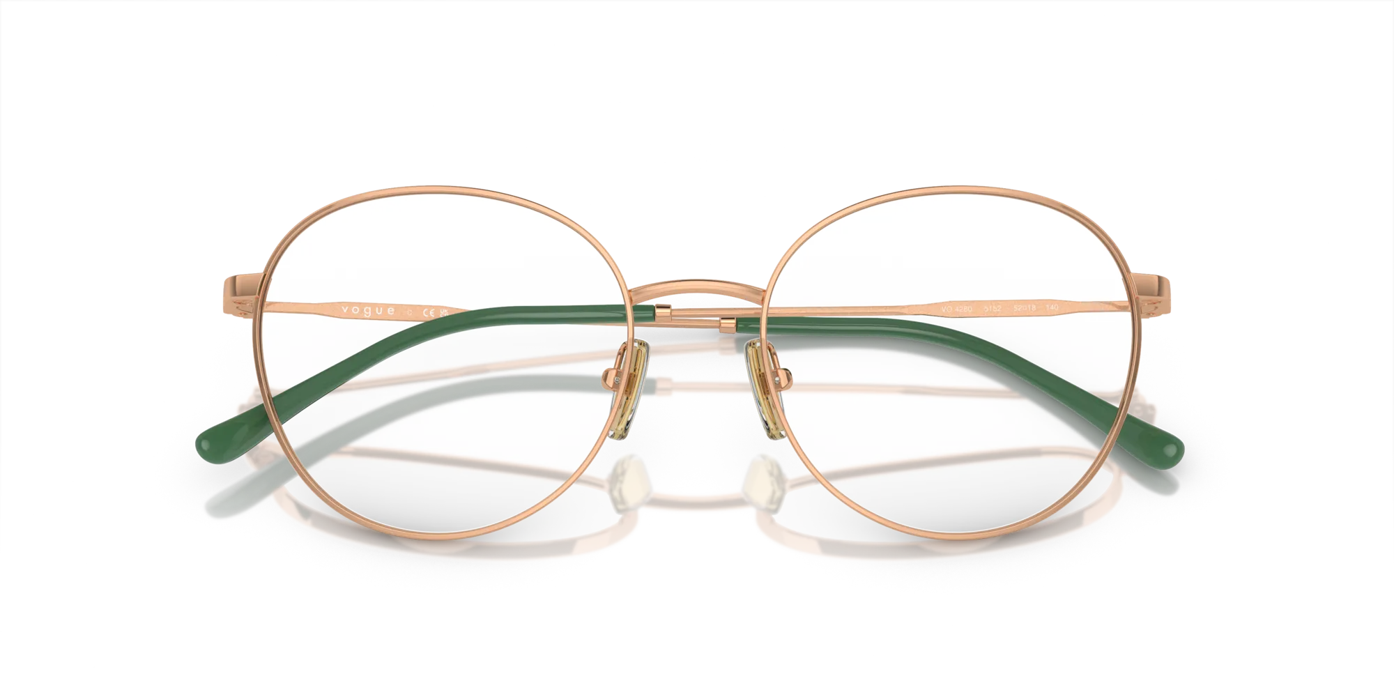 VOGUE EYEWEAR VO4280 5152 Montature da vista Metallo Oro Pantos Normale - immagine 2