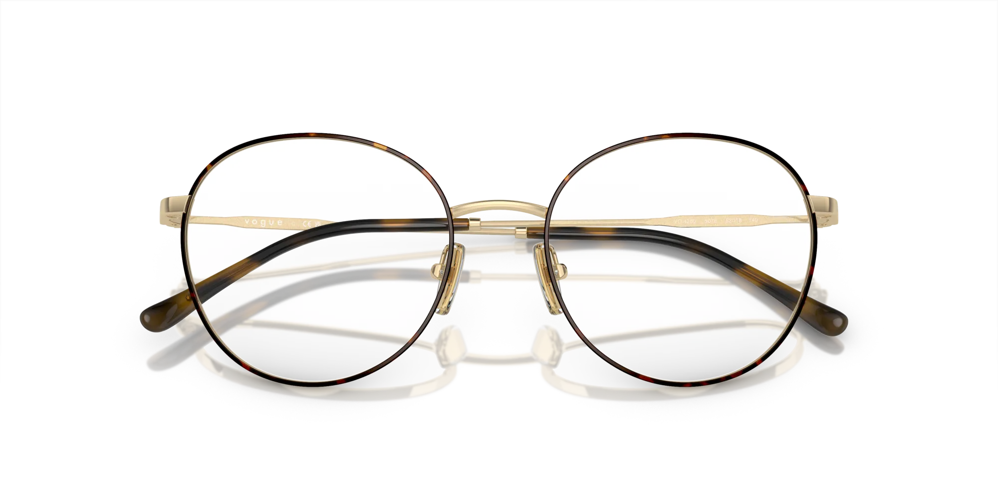 VOGUE EYEWEAR VO4280 5078 Montature da vista Metallo Marrone Pantos Normale - immagine 2