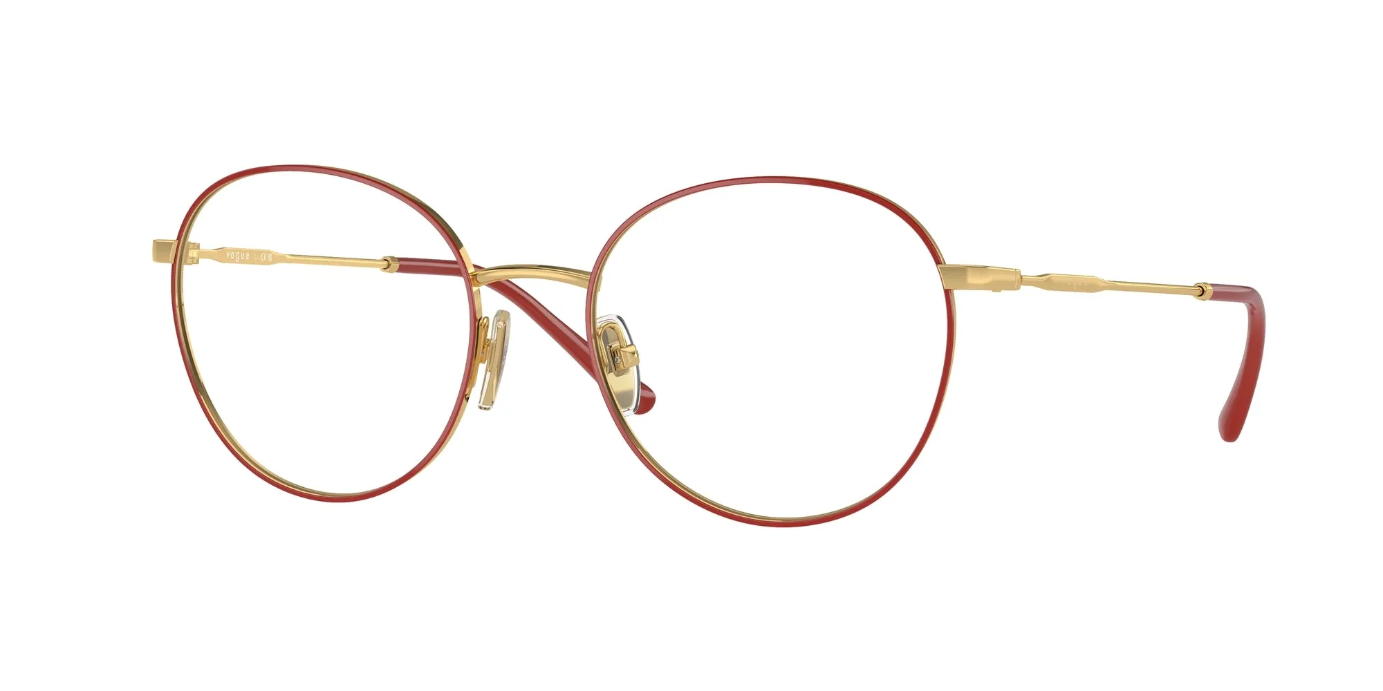 VOGUE EYEWEAR VO4280 280 Montature da vista Metallo Rosso Pantos Normale - immagine 1