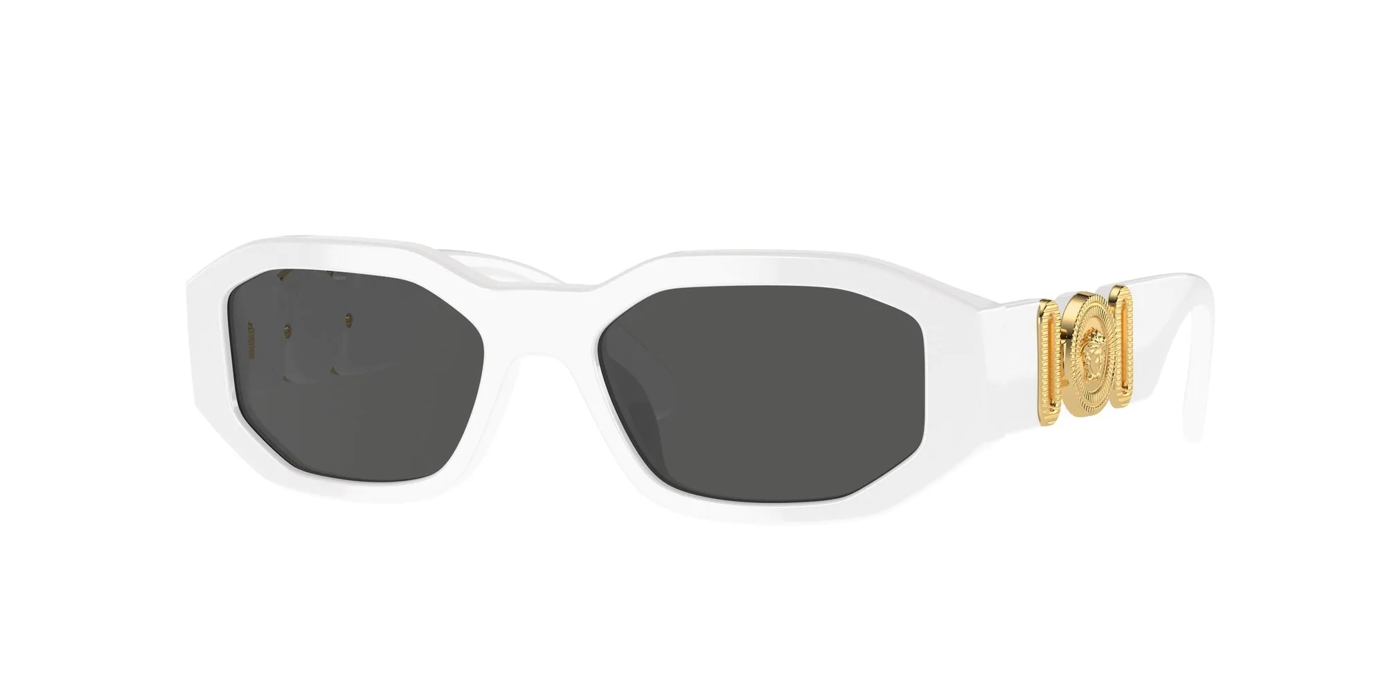 Versace VK4429U 314/87 Occhiali da sole Acetato Bianco Grigio Geometrica Normale - immagine 1