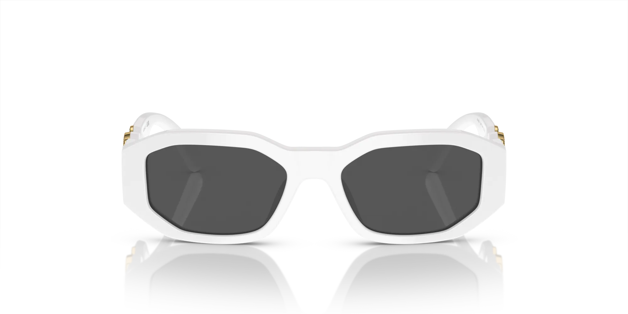 Versace VK4429U 314/87 Occhiali da sole Acetato Bianco Grigio Geometrica Normale - immagine 3