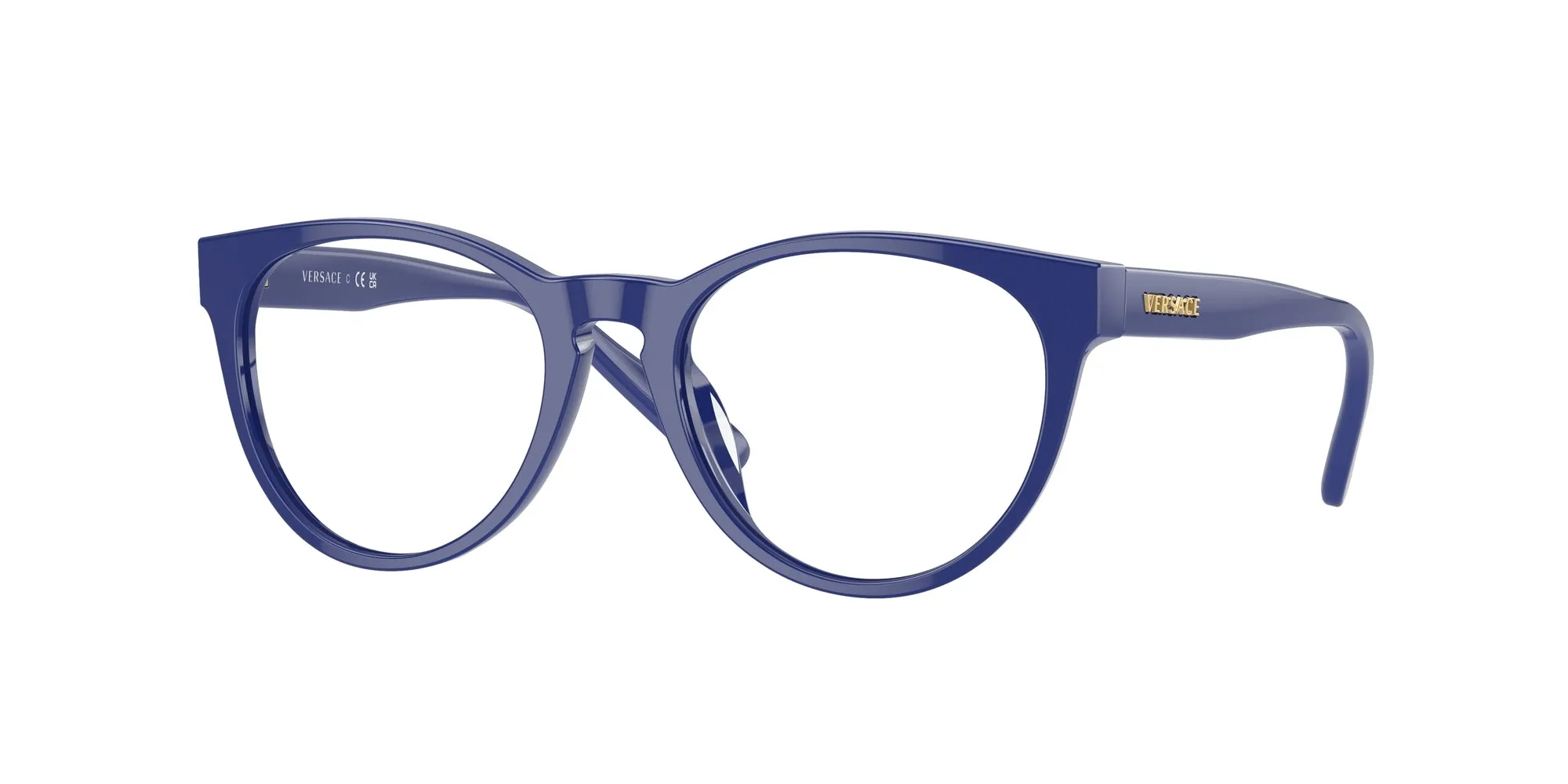 Versace VK3321U 5294 Montature da vista Acetato Blu Trasparente Pantos Normale - immagine 1