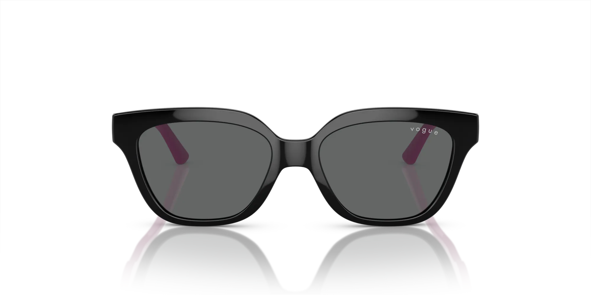 VOGUE EYEWEAR VJ2021 W44/87 Occhiali da sole bambino Nylon Nero Grigio Geometrica Normale - immagine 3