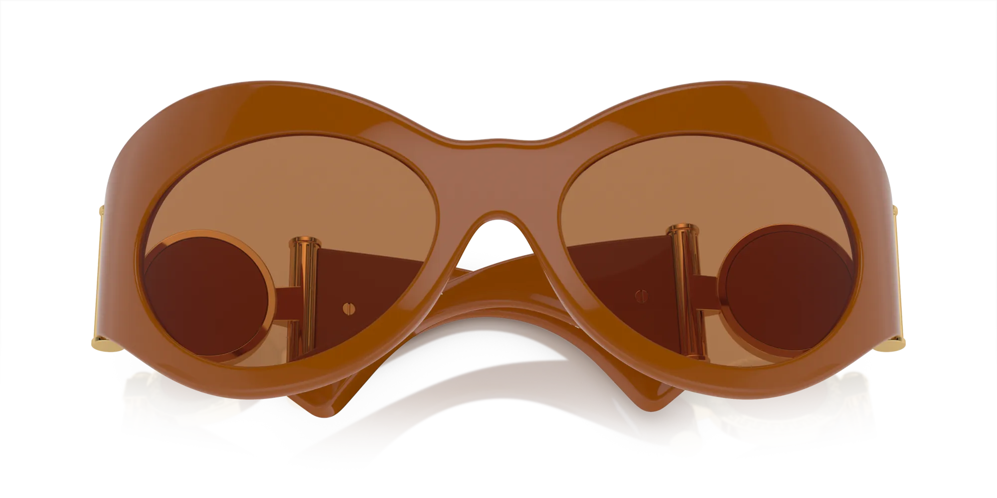 Versace VE4462 544773 Occhiali da sole Plastica Marrone Rame Geometrica Normale - immagine 2