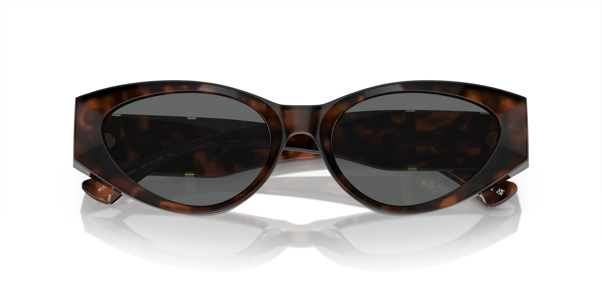Versace VE4454 542987 Occhiali da sole Acetato Tartaruga Grigio Cat Eye Normale - immagine 2