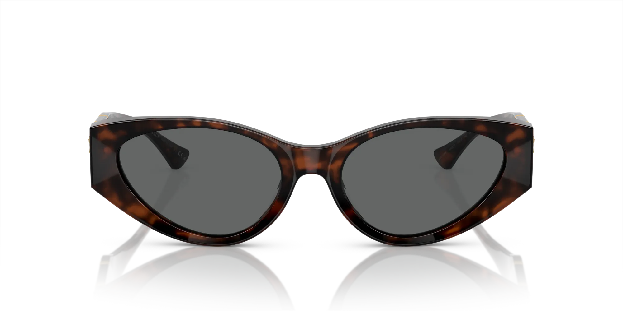 Versace VE4454 542987 Occhiali da sole Acetato Tartaruga Grigio Cat Eye Normale - immagine 3