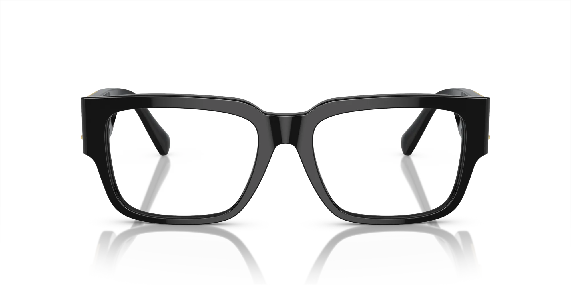 Versace VE3350 GB1 Montature da vista Acetato Nero Squadrata Normale - immagine 3