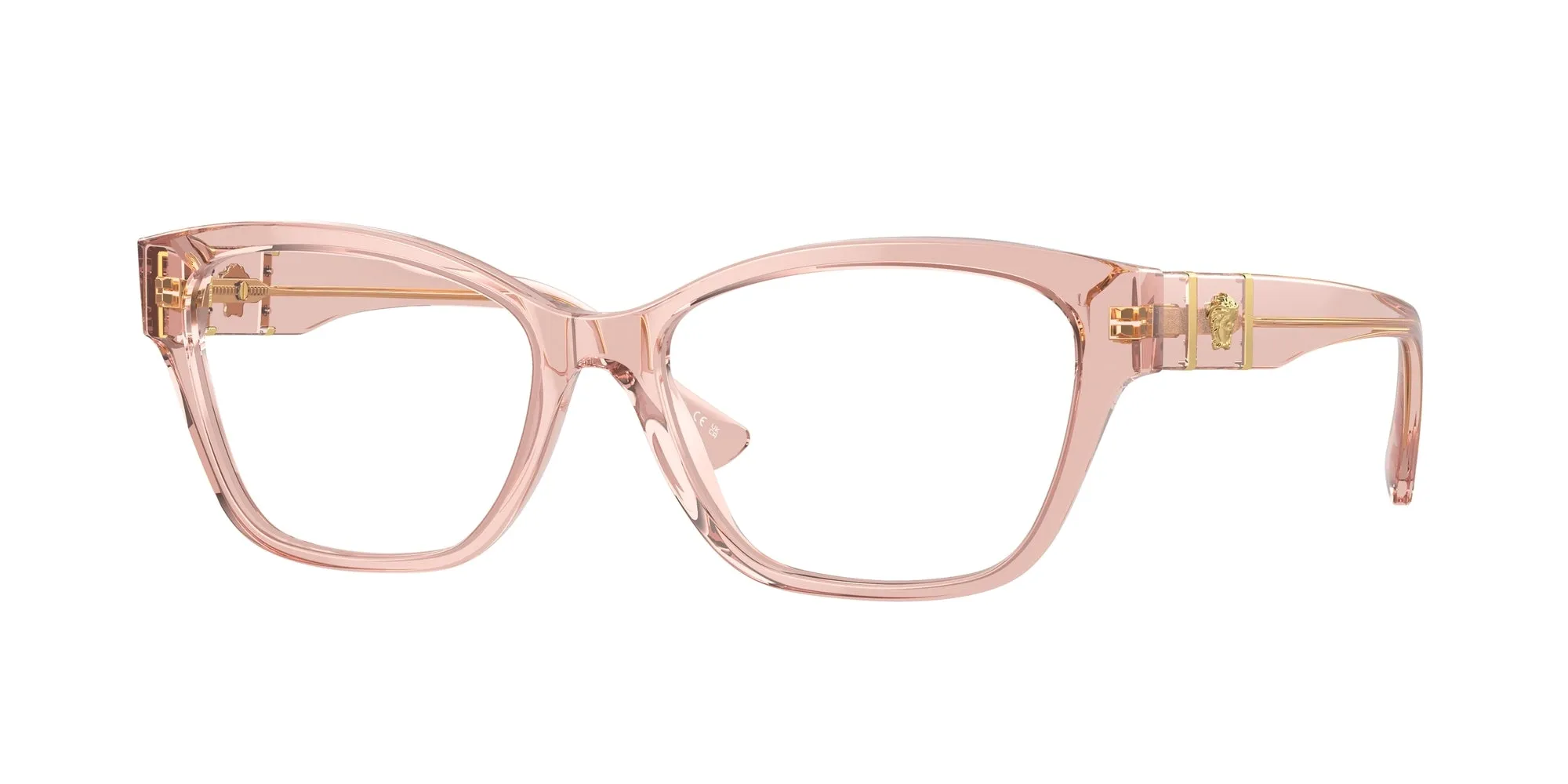 Versace VE3344 5434 Montature da vista Acetato Marrone Cat Eye - immagine 1