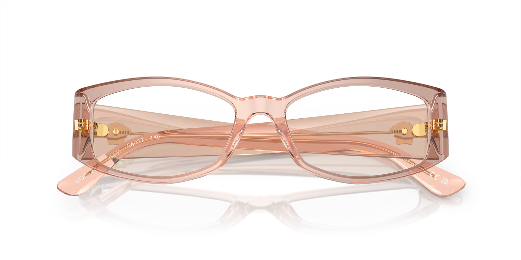 Versace VE3343 5431 Montature da vista Acetato Rosa Geometrica Normale - immagine 2