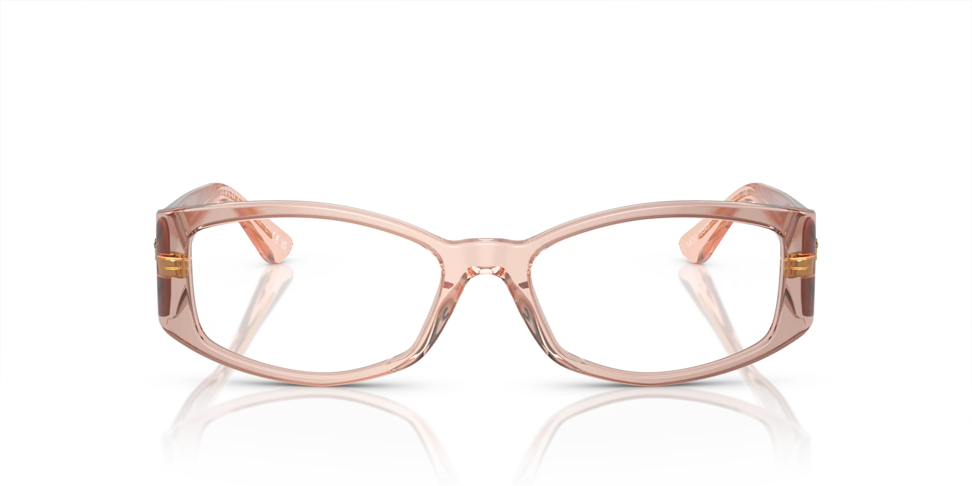 Versace VE3343 5431 Montature da vista Acetato Rosa Geometrica Normale - immagine 3