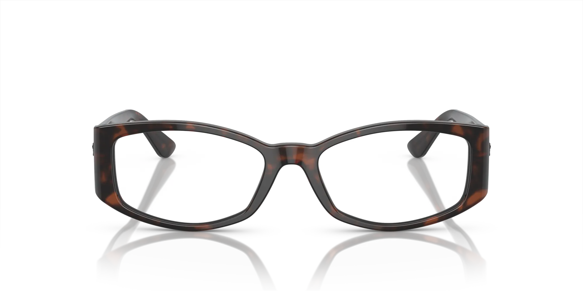 Versace VE3343 5429 Montature da vista Acetato Tartaruga Trasparente Geometrica Normale - immagine 3