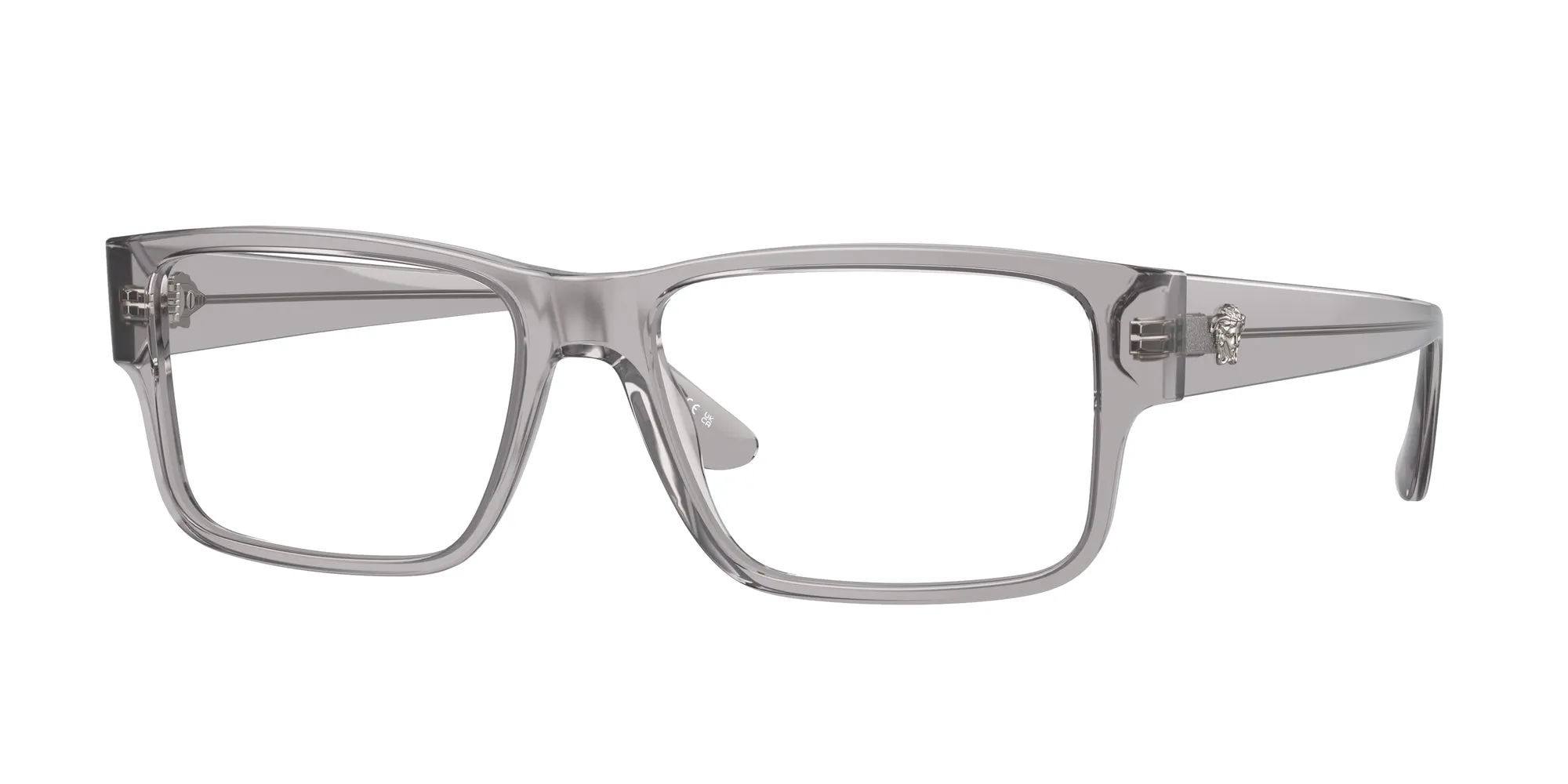 Versace VE3342 593 Montature da vista Acetato Grigio Squadrata Normale - immagine 1