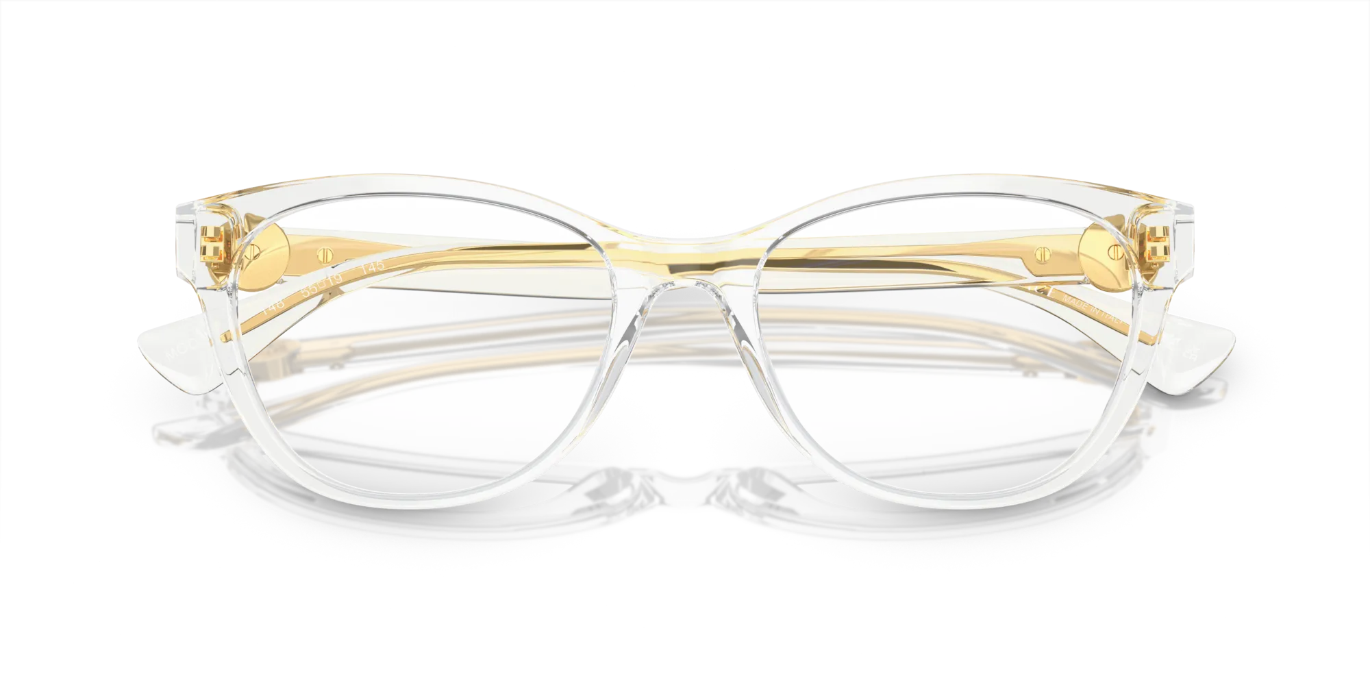Versace VE3330 148 Montature da vista Acetato Trasparente Trasparente Cat Eye Normale - immagine 2