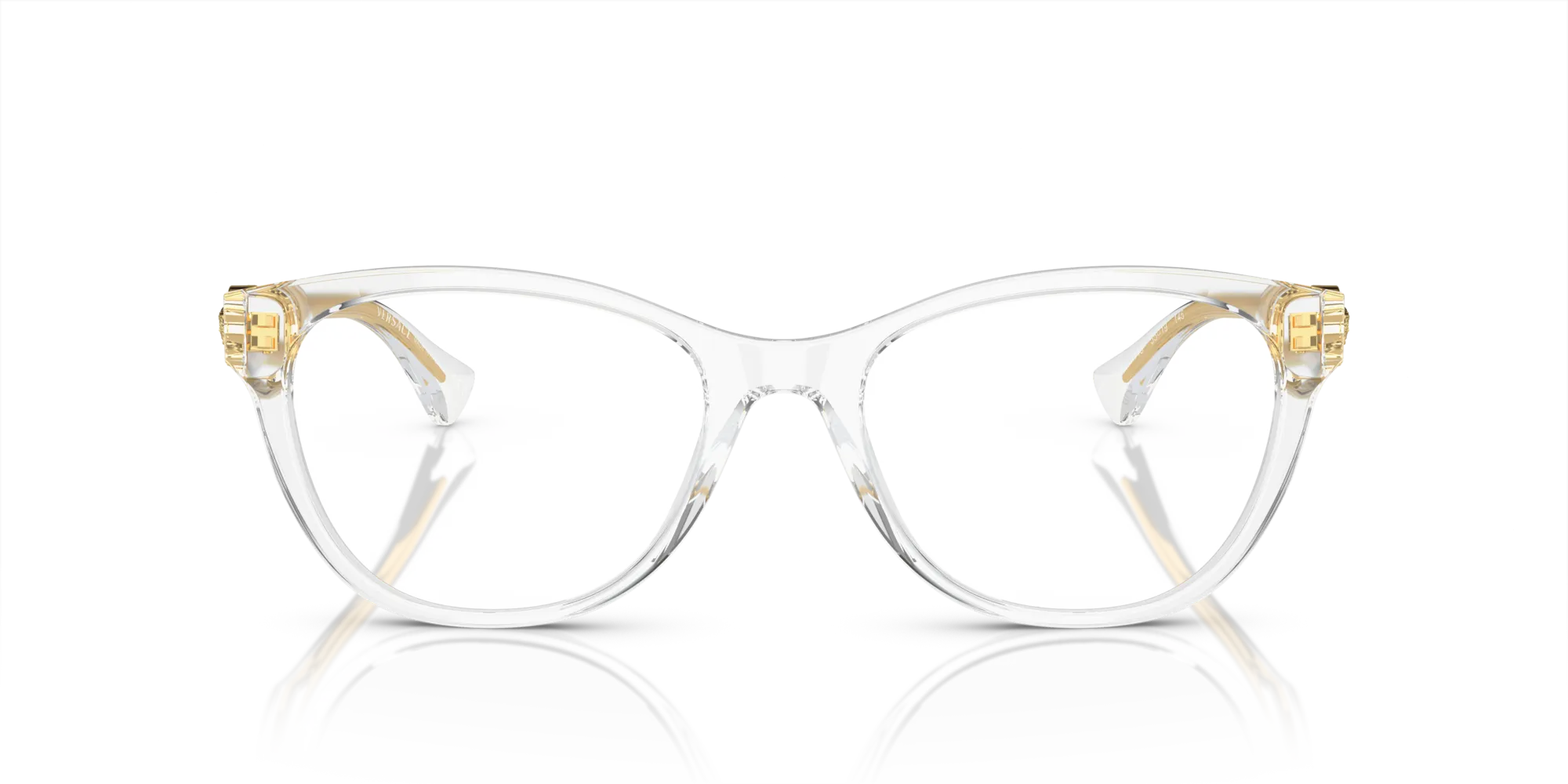 Versace VE3330 148 Montature da vista Acetato Trasparente Trasparente Cat Eye Normale - immagine 3