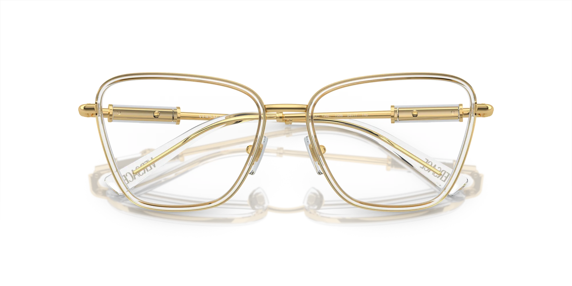 Versace VE1292 1508 Montature da vista Metallo Trasparente Trasparente Farfalla Normale - immagine 2
