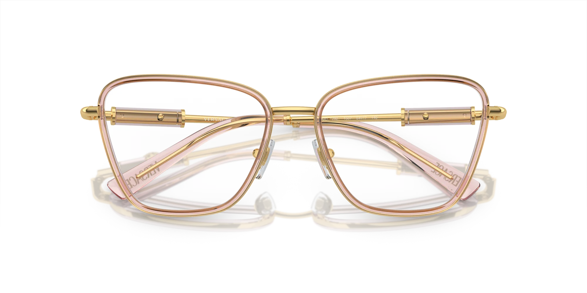 Versace VE1292 1507 Montature da vista Metallo Rosa Farfalla Normale - immagine 2