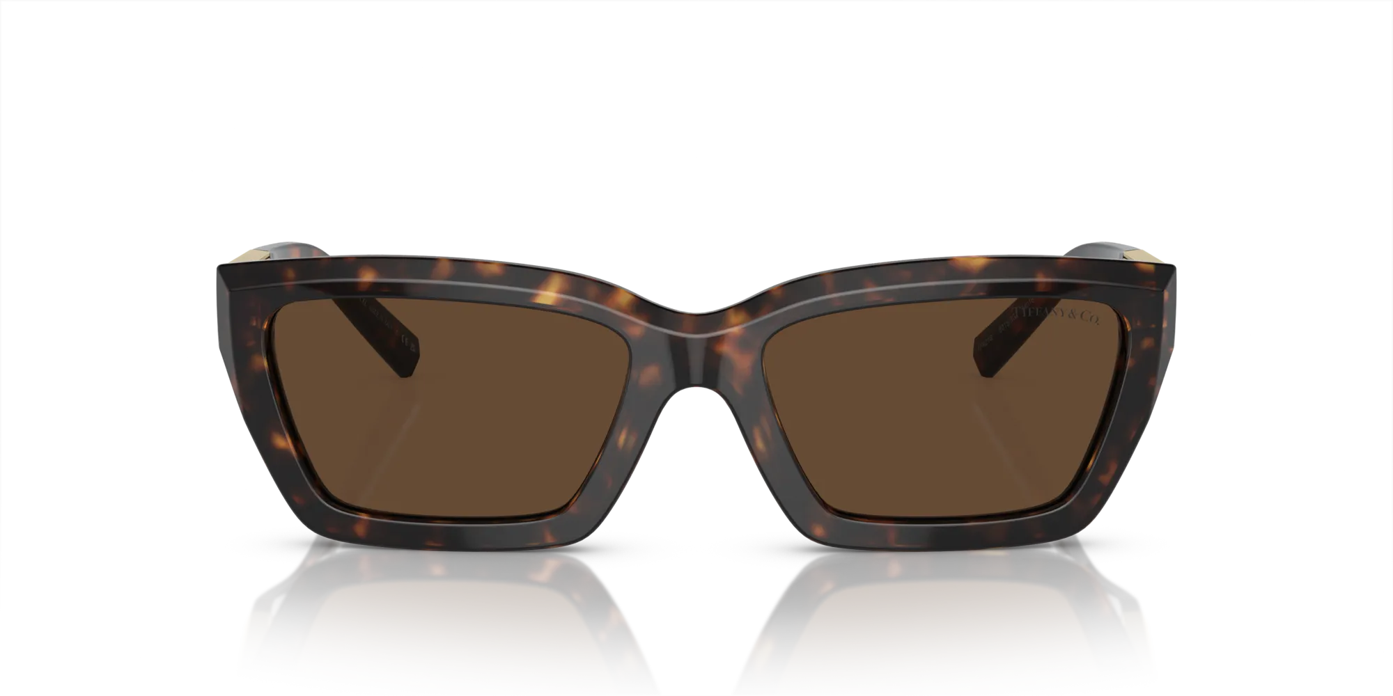 Tiffany TF4213 80153G Occhiali da sole Acetato Tartaruga Marrone Squadrata Normale - immagine 3