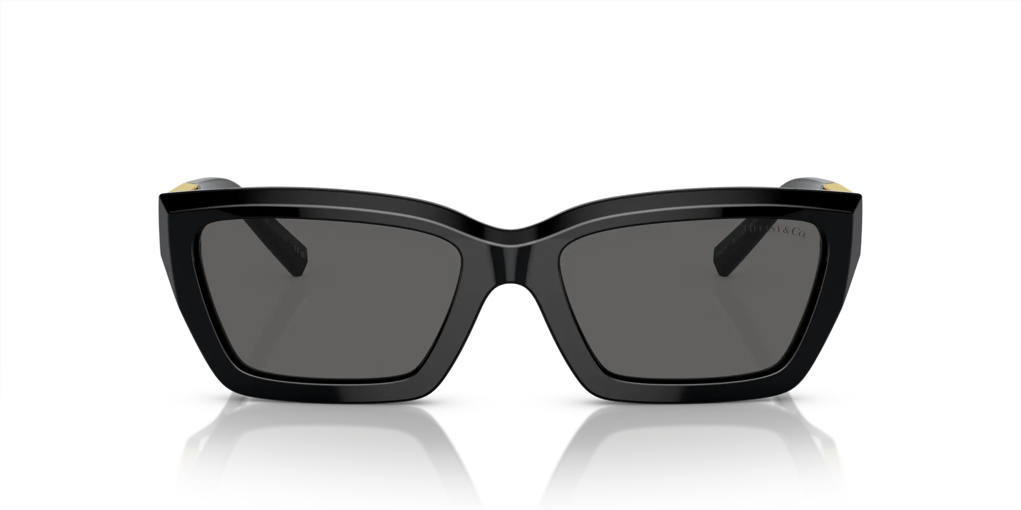 Tiffany TF4213 8001S4 Occhiali da sole Acetato Nero Grigio Squadrata Normale - immagine 3