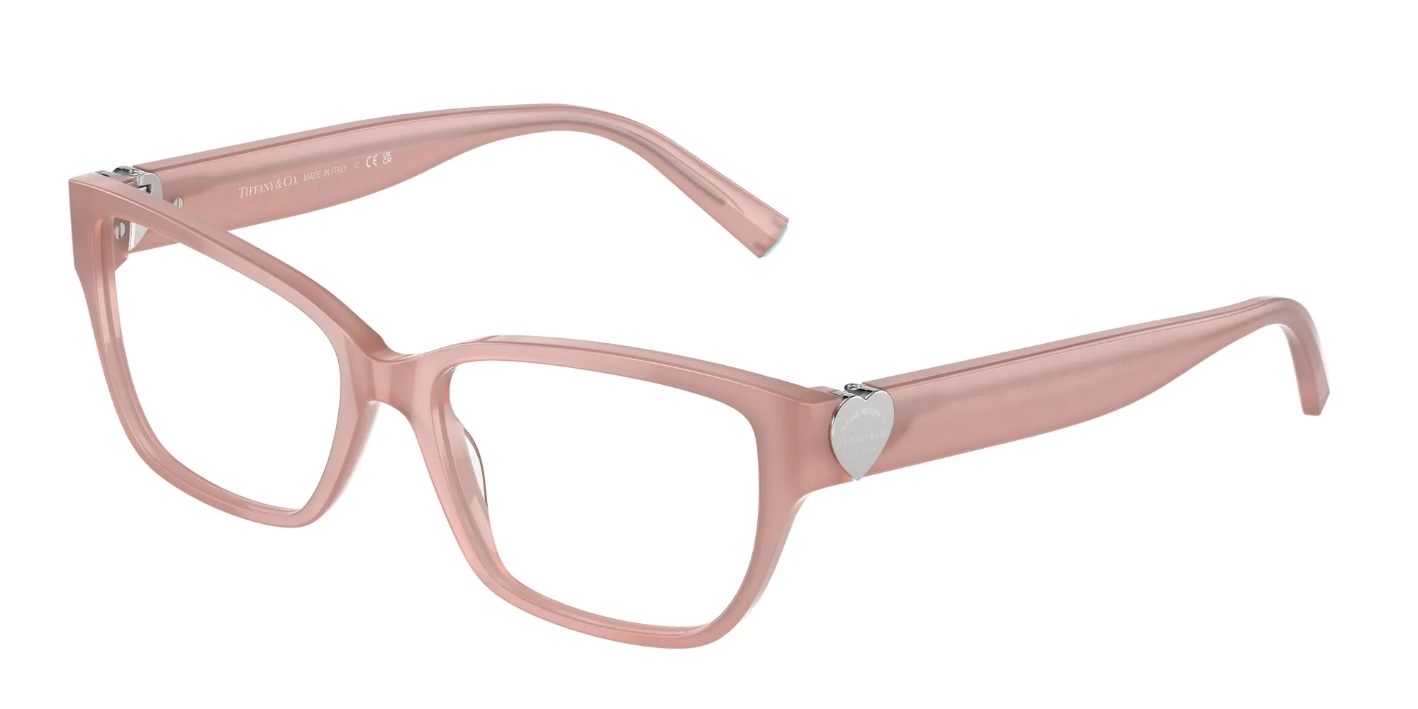Tiffany TF2245 8395 Montature da vista Acetato Rosa Trasparente Squadrata Normale - immagine 1