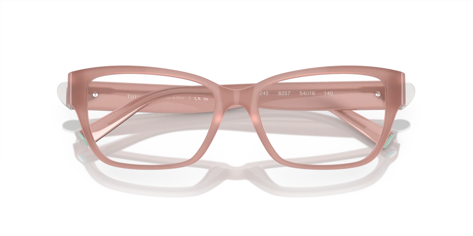Tiffany TF2245 8395 Montature da vista Acetato Rosa Trasparente Squadrata Normale - immagine 2