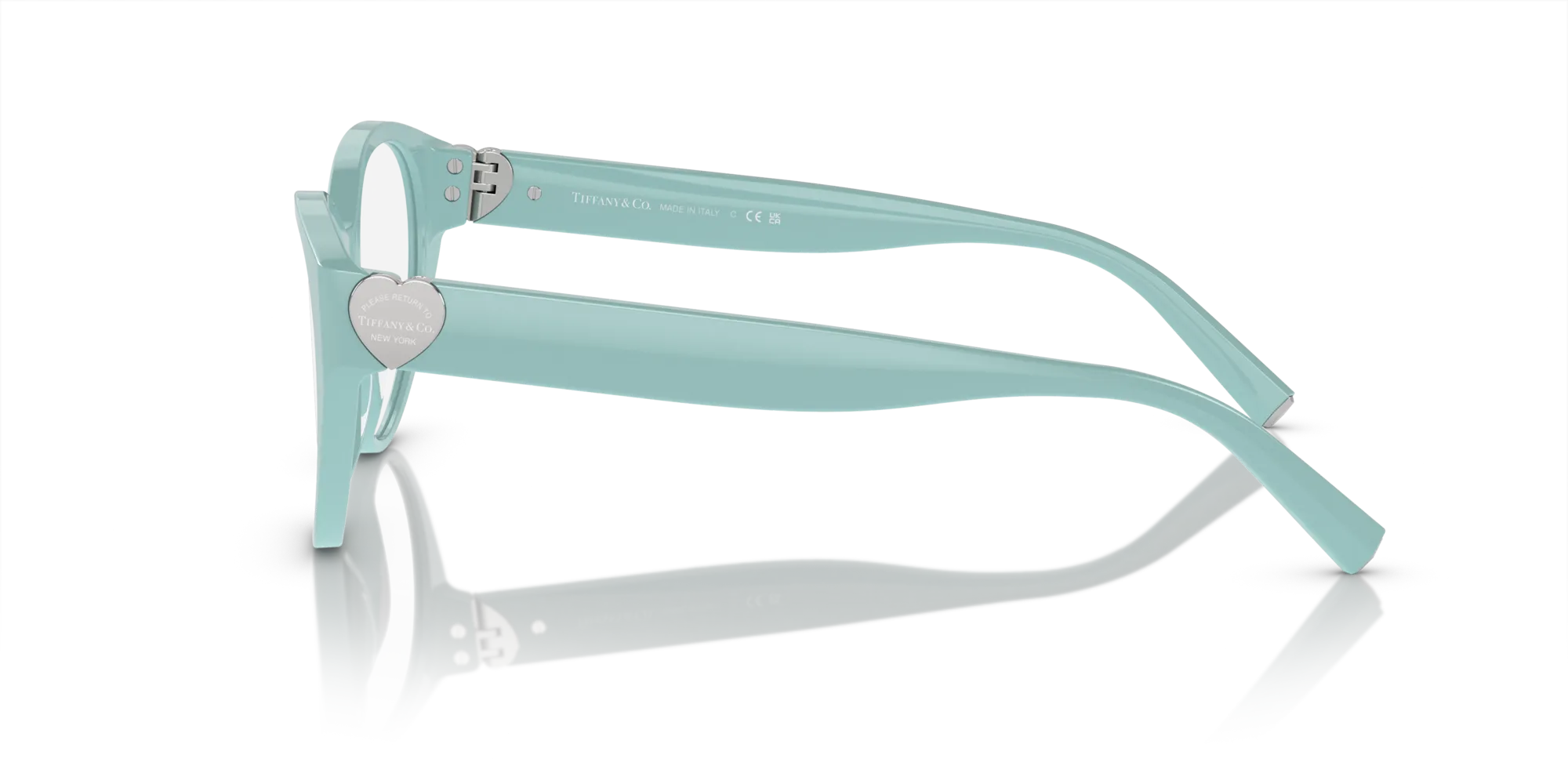 Tiffany TF2244 8388 Montature da vista Acetato Blu Trasparente Pantos Normale - immagine 4
