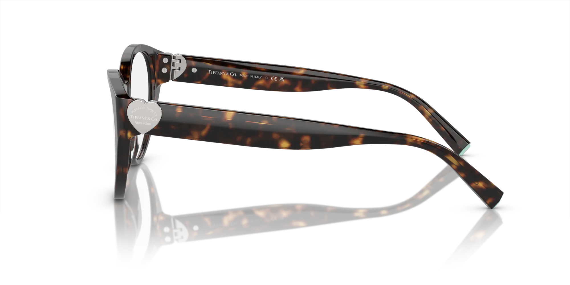 Tiffany TF2244 8015 Montature da vista Acetato Tartaruga Trasparente Pantos Normale - immagine 4