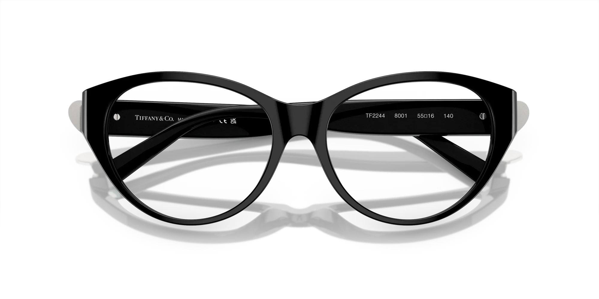 Tiffany TF2244 8001 Montature da vista Acetato Nero Pantos Normale - immagine 2