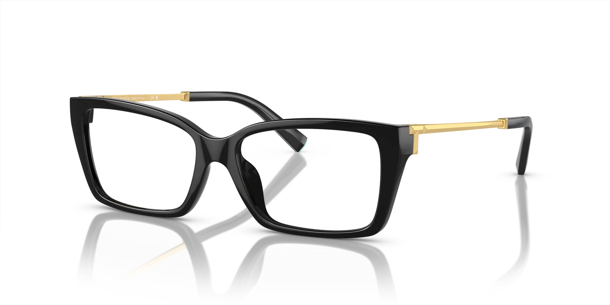 Tiffany TF2239U 8344 Montature da vista Iniettato Nero Trasparente Squadrata Normale - immagine 4