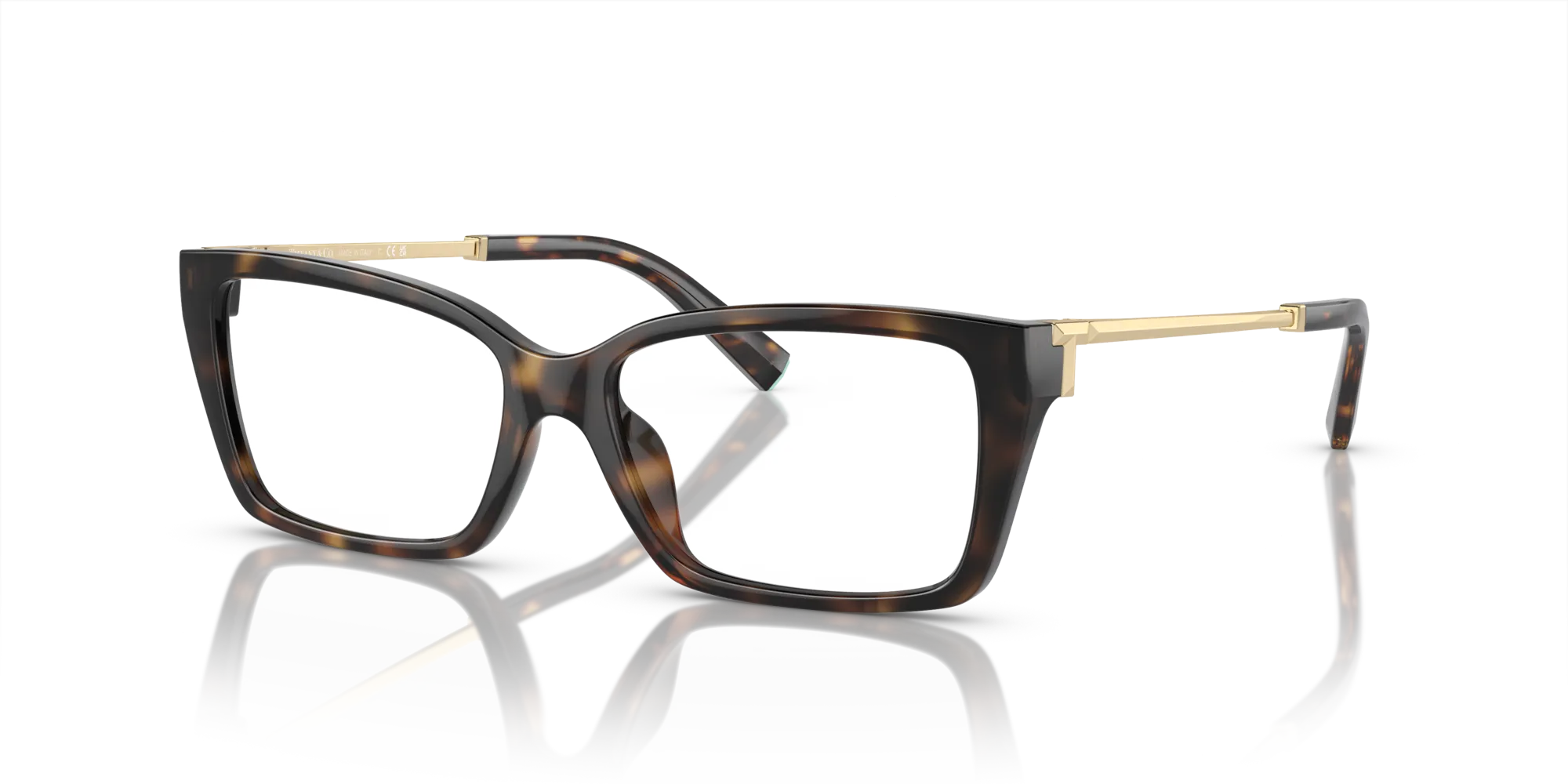Tiffany TF2239U 8015 Montature da vista Iniettato Tartaruga Squadrata Normale - immagine 4
