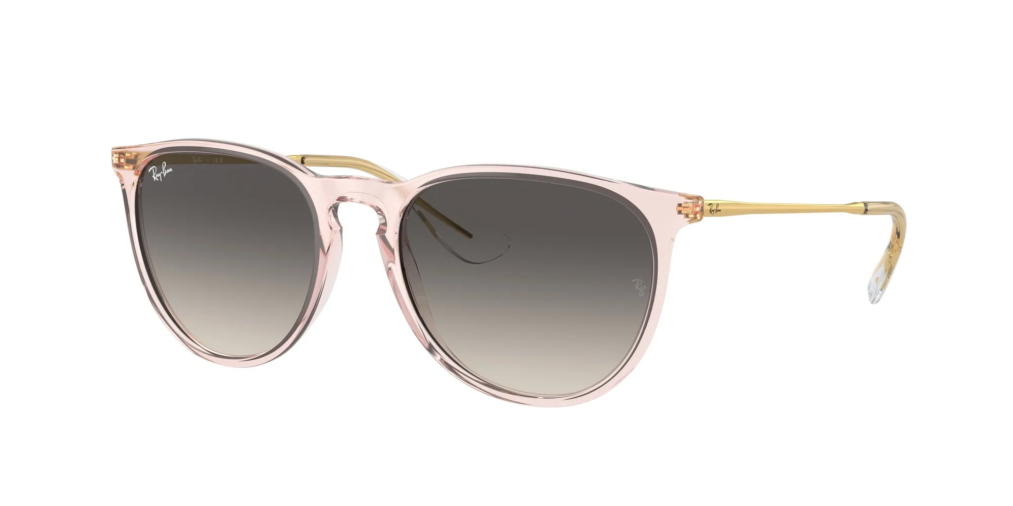 Ray - Ban RB4171 ERIKA 674211 Occhiali da sole Iniettato Rosa Grigio Pantos Normale Sfumato - immagine 1