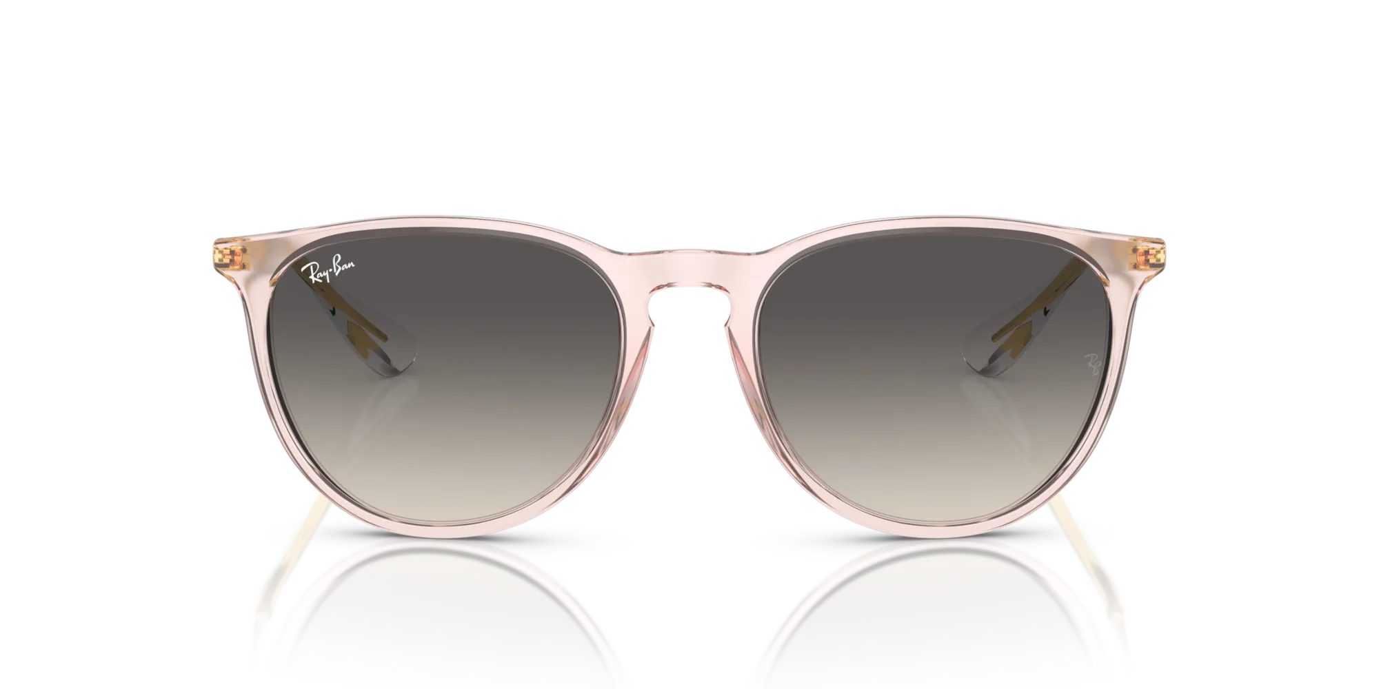 Ray - Ban RB4171 ERIKA 674211 Occhiali da sole Iniettato Rosa Grigio Pantos Normale Sfumato - immagine 3
