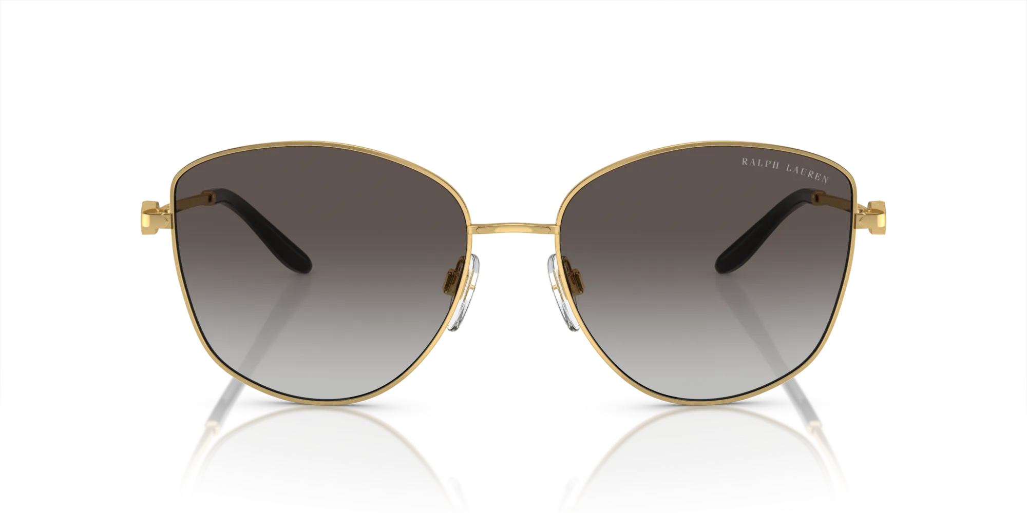 Ralph Lauren RL7079 THE VIVIENNE 90048G Occhiali da sole Metallo Oro Grigio Rotonda Normale Sfumato - immagine 3