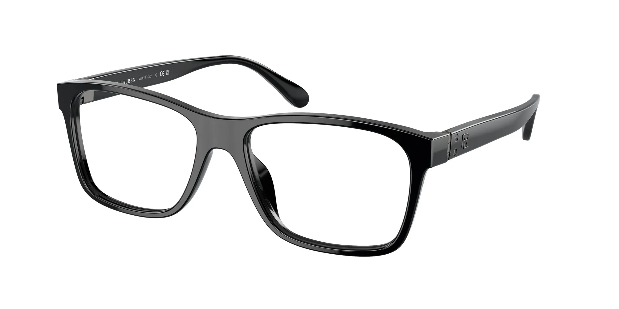 Ralph Lauren RL6240U 5001 Montature da vista Acetato Nero Trasparente Squadrata Normale - immagine 1
