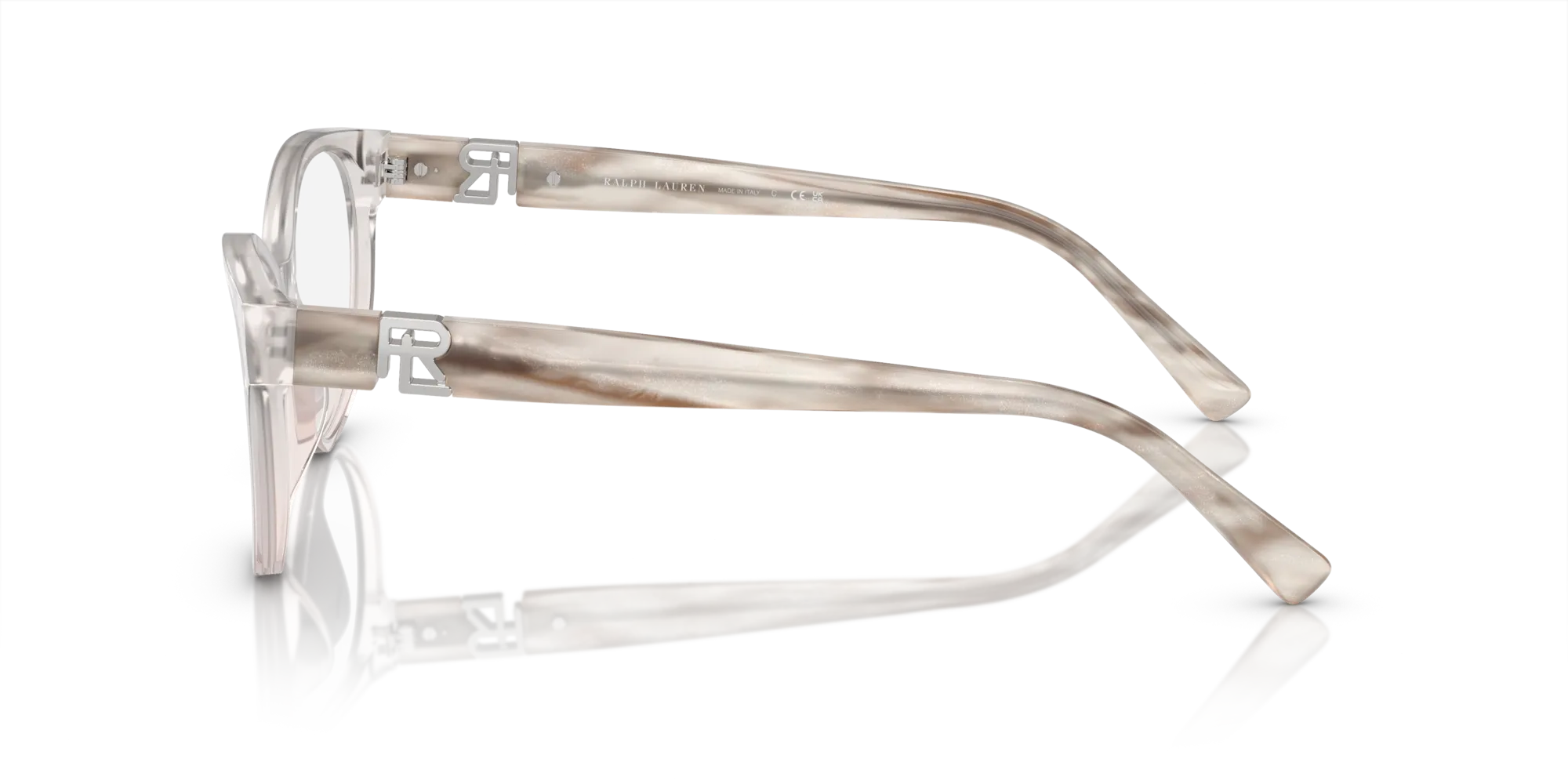Ralph Lauren RL6238U 6112 Montature da vista Acetato Grigio Cat Eye Normale - immagine 4