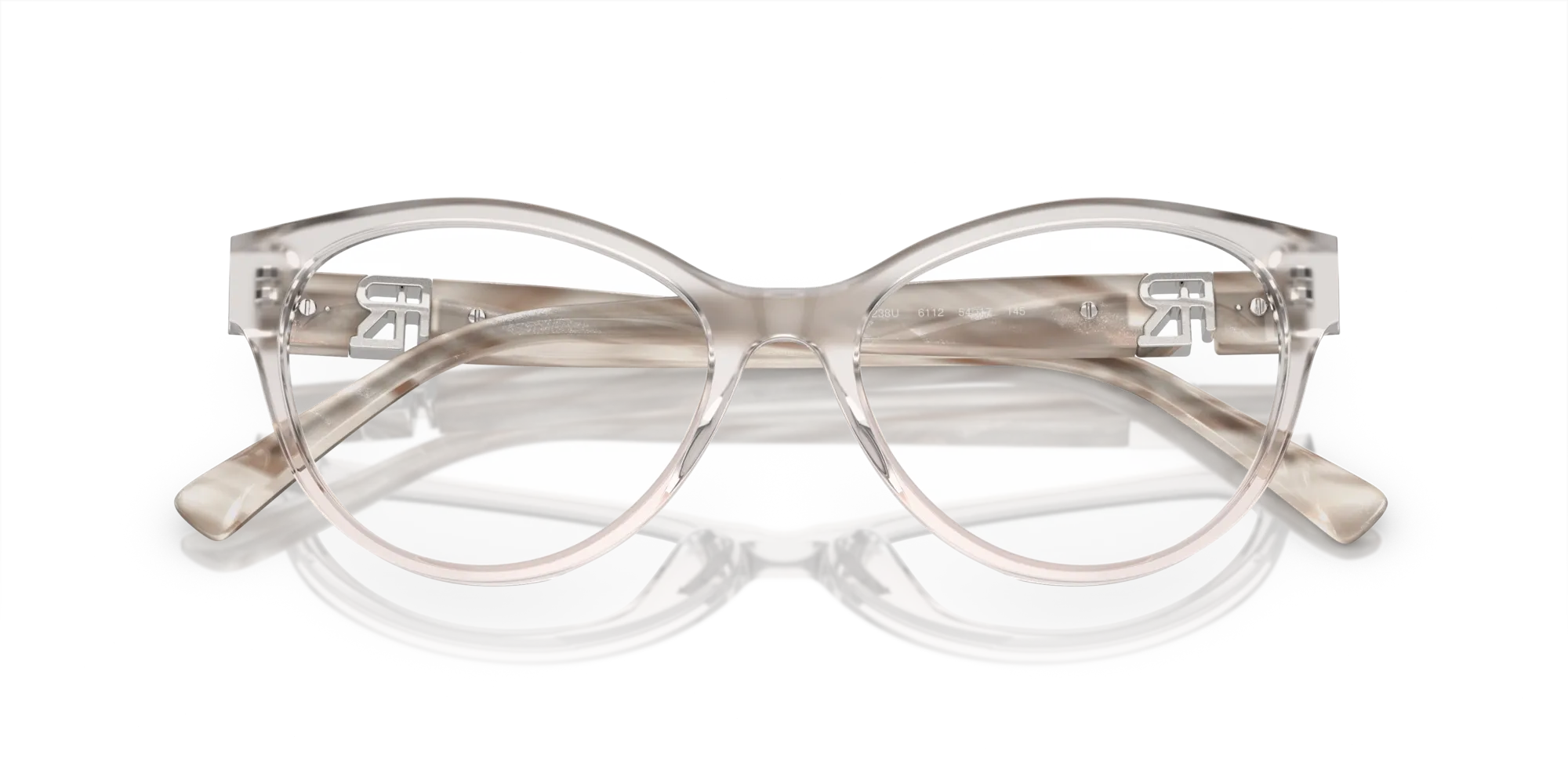 Ralph Lauren RL6238U 6112 Montature da vista Acetato Grigio Cat Eye Normale - immagine 2
