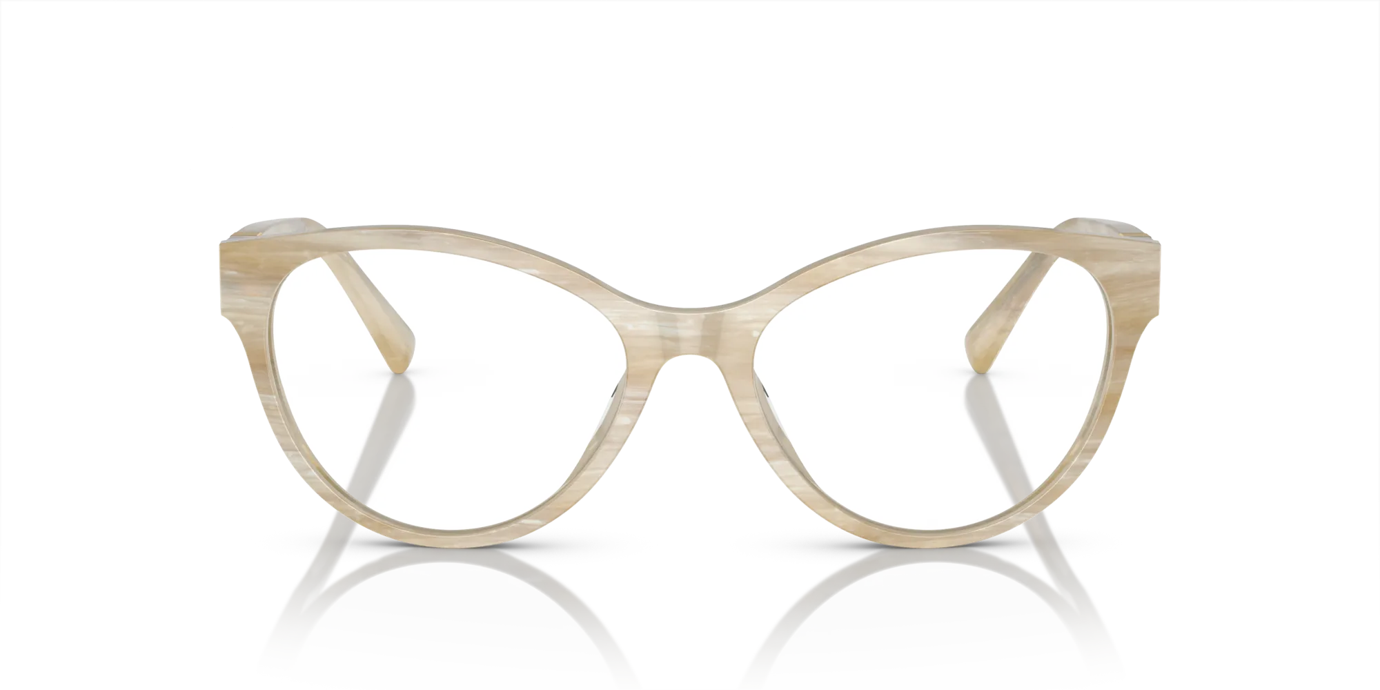 Ralph Lauren RL6238U 6107 Montature da vista Acetato Beige Cat Eye Normale - immagine 3
