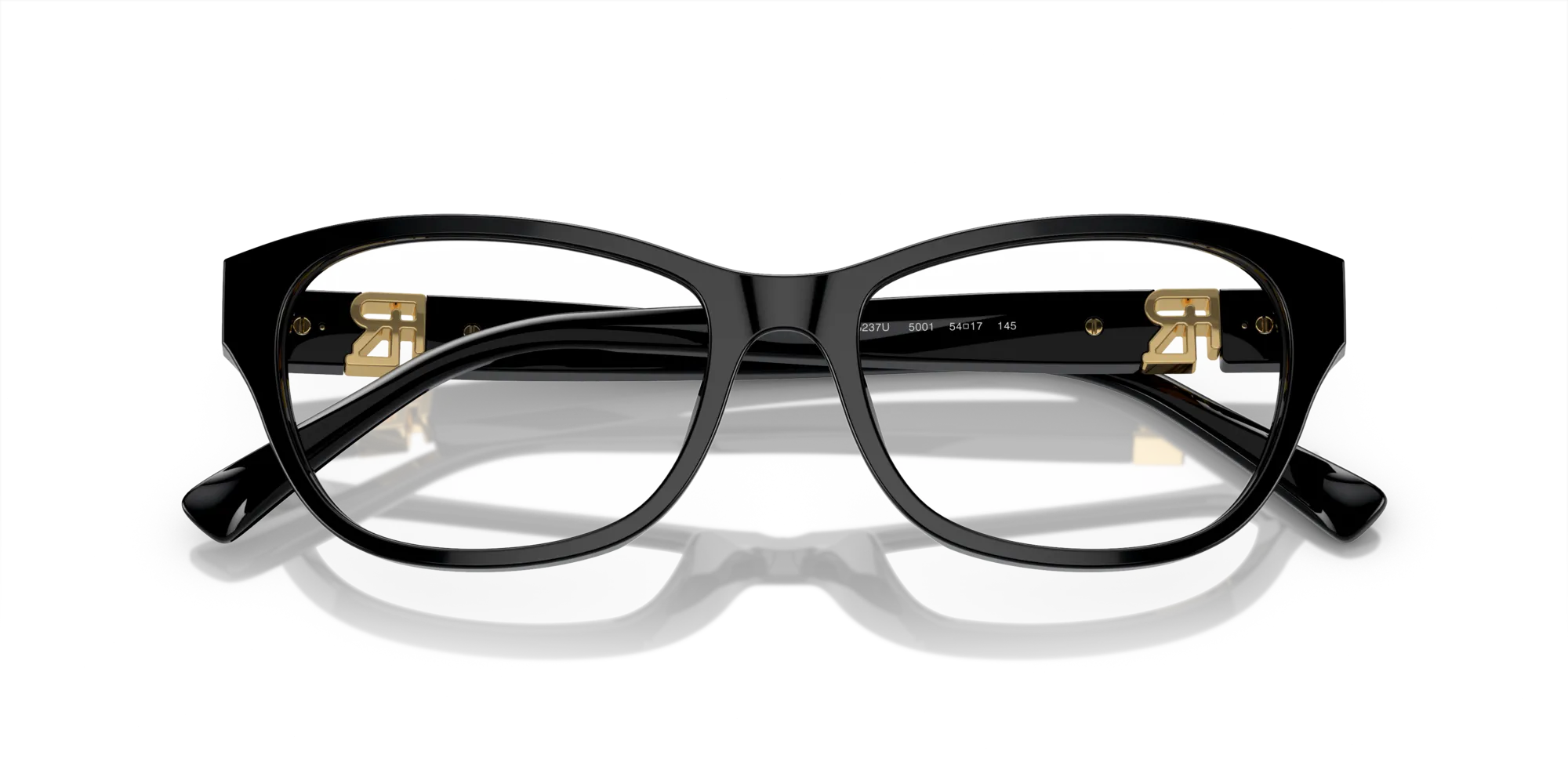 Ralph Lauren RL6237U 5001 Montature da vista Acetato Nero Rotonda Normale - immagine 2
