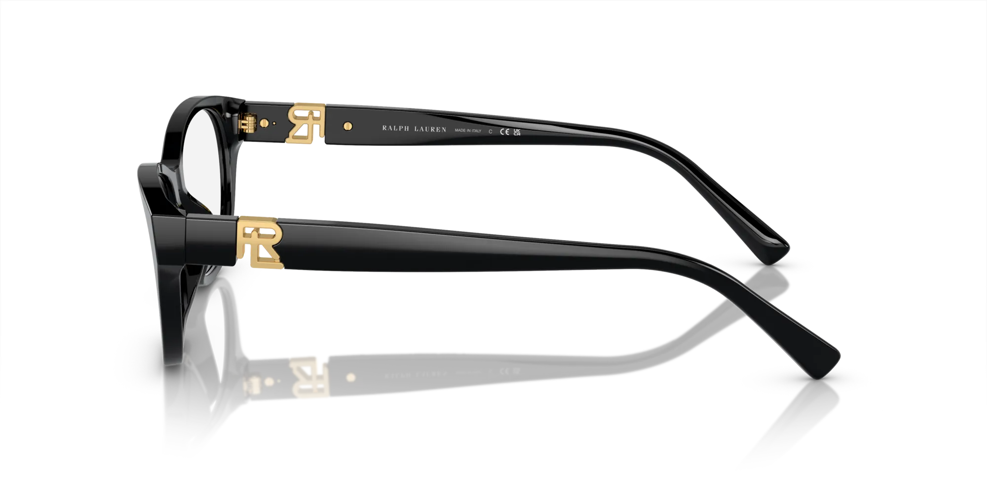 Ralph Lauren RL6237U 5001 Montature da vista Acetato Nero Rotonda Normale - immagine 4