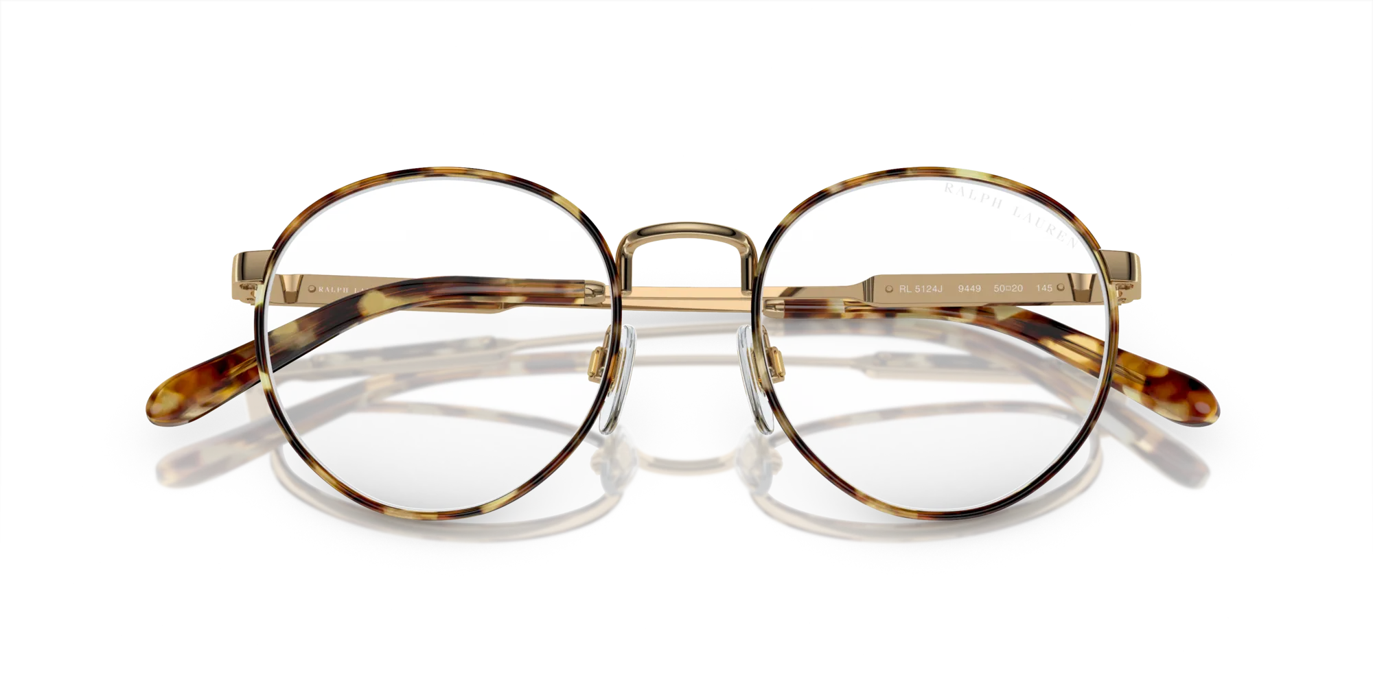 Ralph Lauren RL5124J 9449 Montature da vista Metallo Tartaruga Blu Rotonda Normale - immagine 2