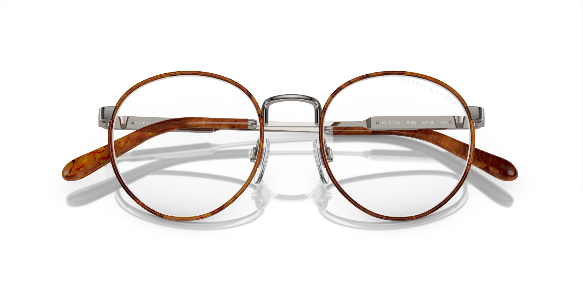 Ralph Lauren RL5124J 9002 Montature da vista Metallo Marrone Rotonda Normale - immagine 2
