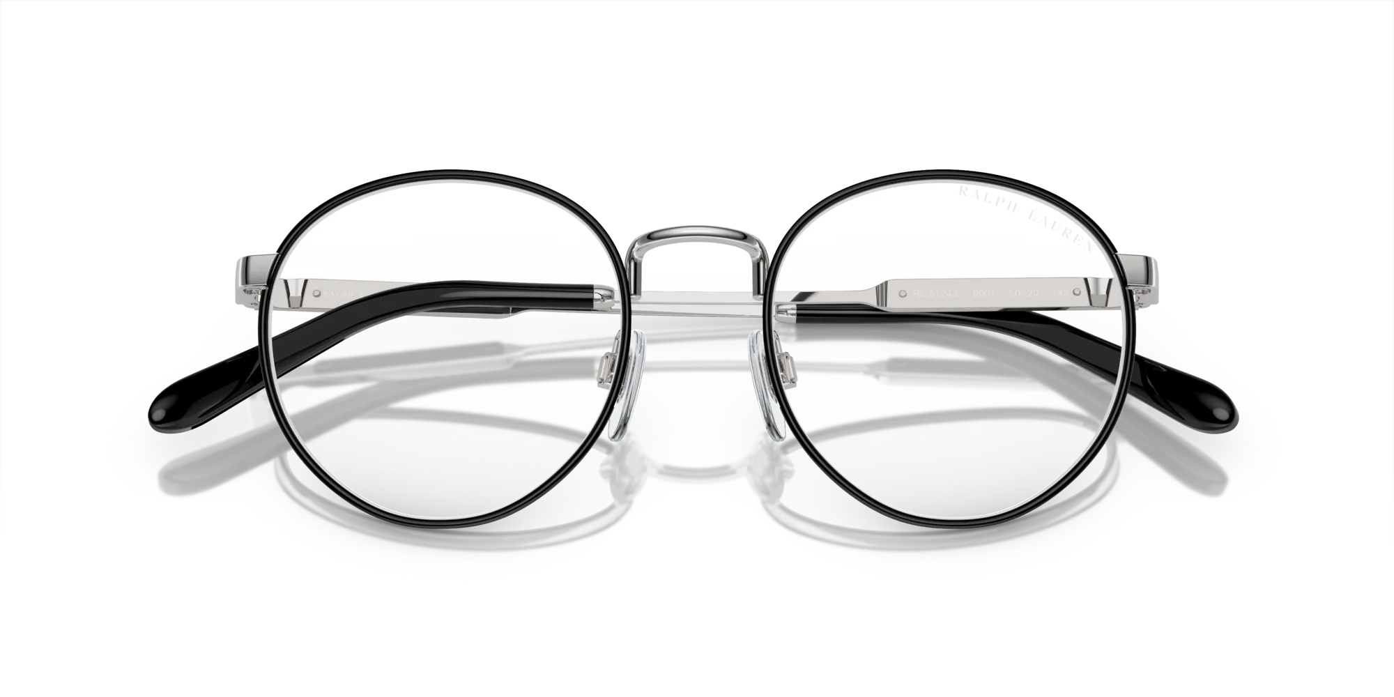 Ralph Lauren RL5124J 9001 Montature da vista Metallo Nero Blu Rotonda Normale - immagine 2