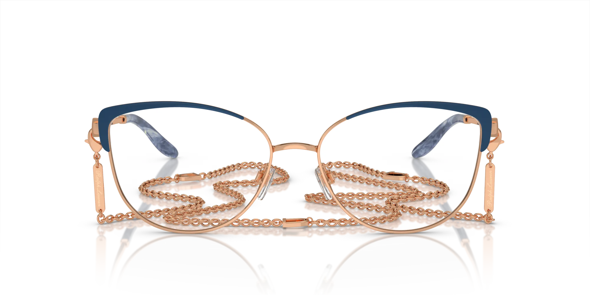 Ralph Lauren RL5123 9460 Montature da vista Metallo Blu Cat Eye Normale - immagine 3