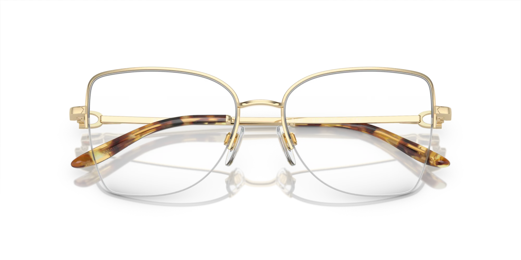 Ralph Lauren RL5122 9150 Montature da vista Metallo Oro Trasparente Farfalla Normale - immagine 2