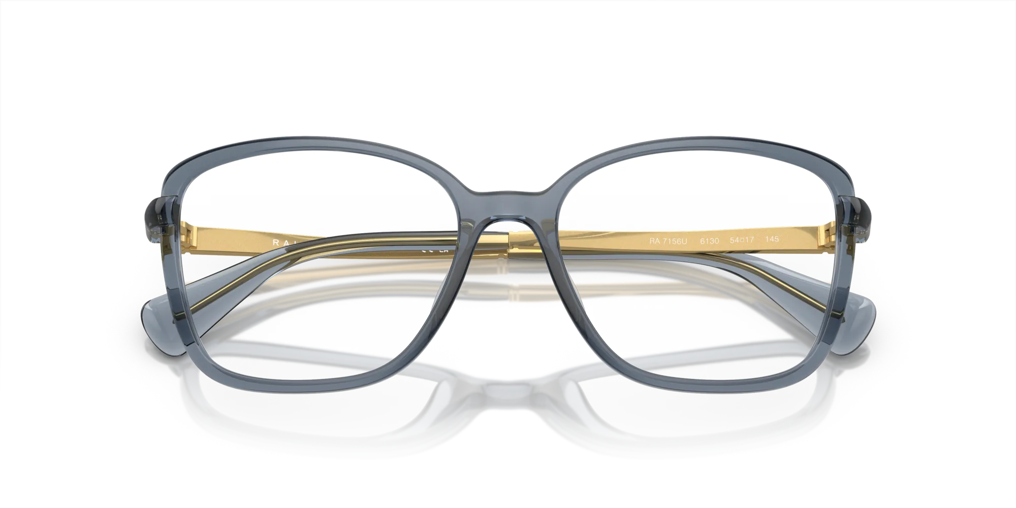 Ralph Lauren RA7156U 6130 Montature da vista Iniettato Blu Squadrata Normale - immagine 2