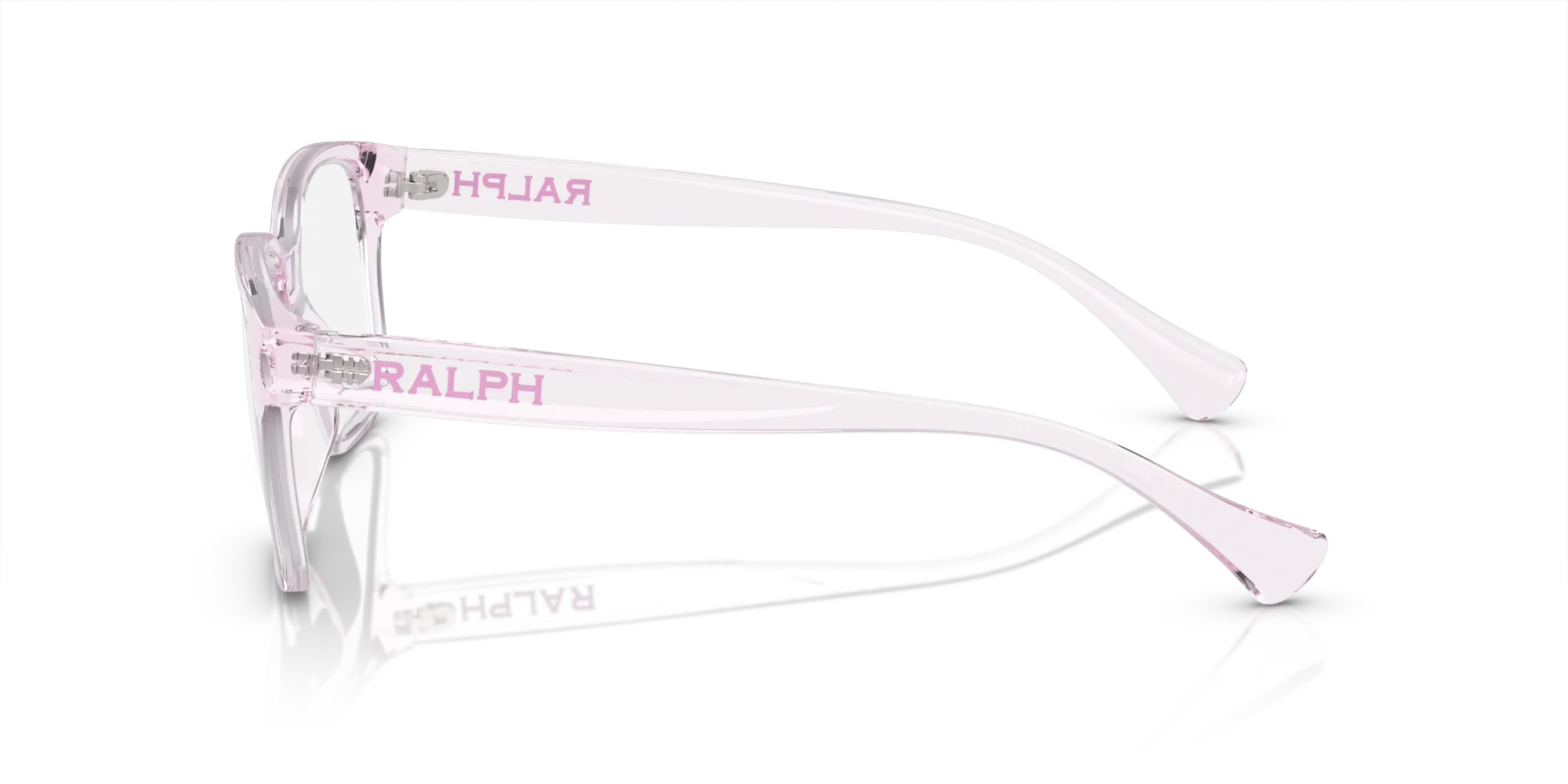 Ralph Lauren RA7155U 6121 Montature da vista Iniettato Rosa Trasparente Squadrata Normale - immagine 4